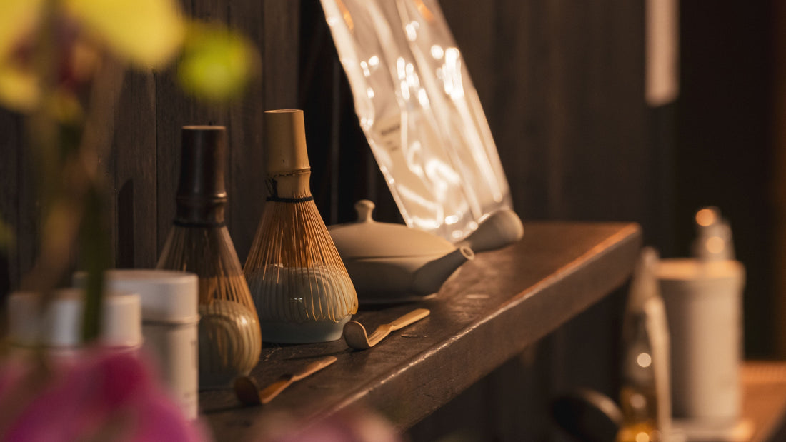 Tea tools & matcha at Japanese homewares pop up store