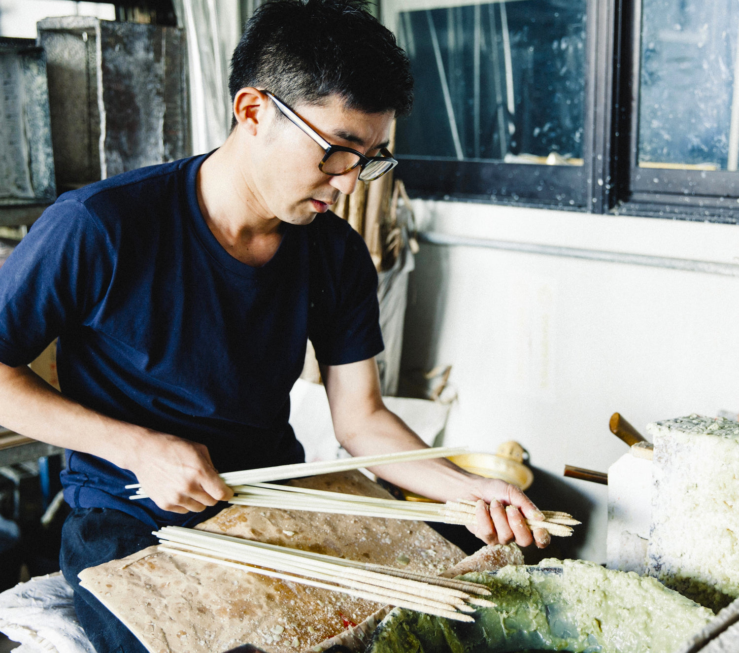 Candle making by Daiyo in Japan