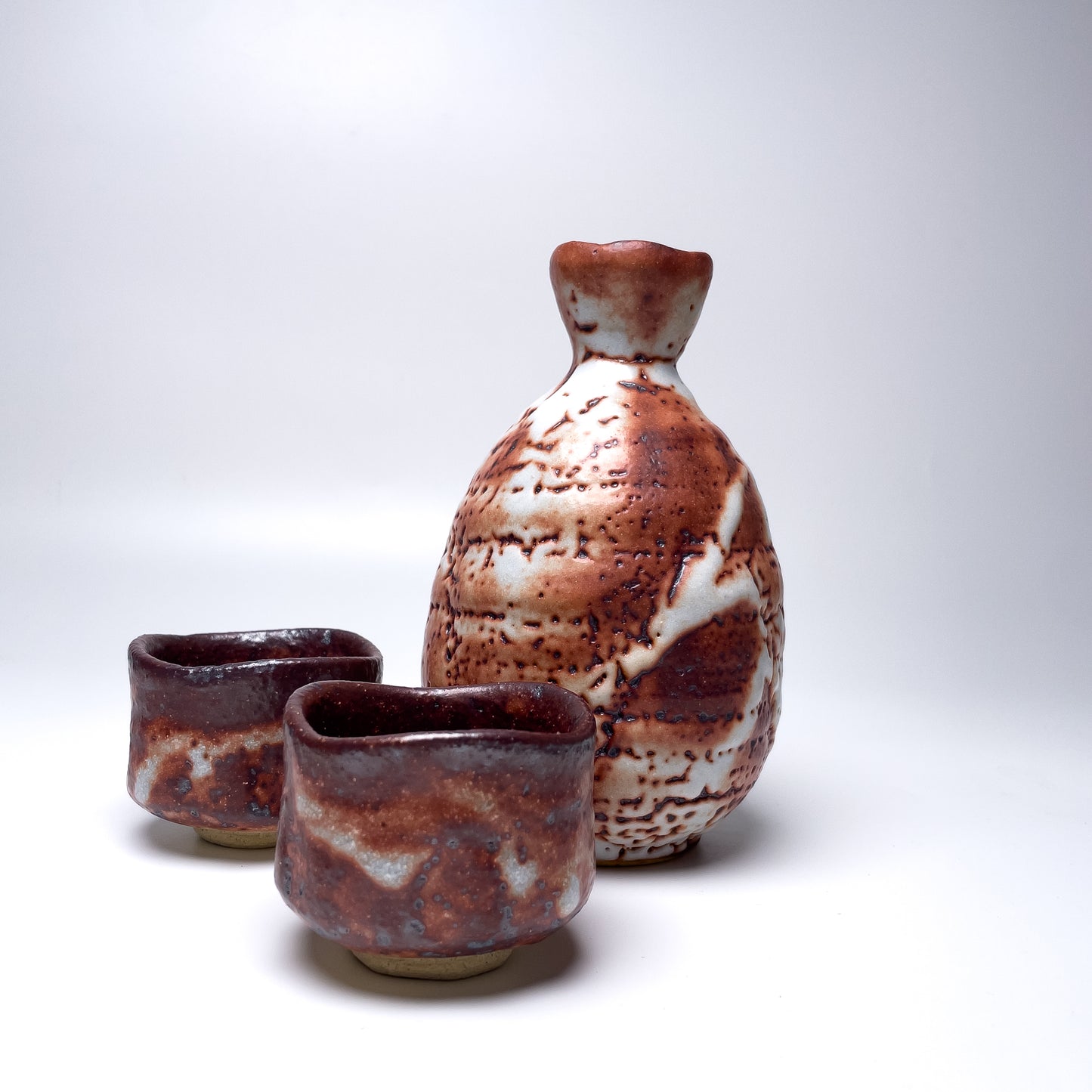 Akashino Shinoyaki Sake Set
