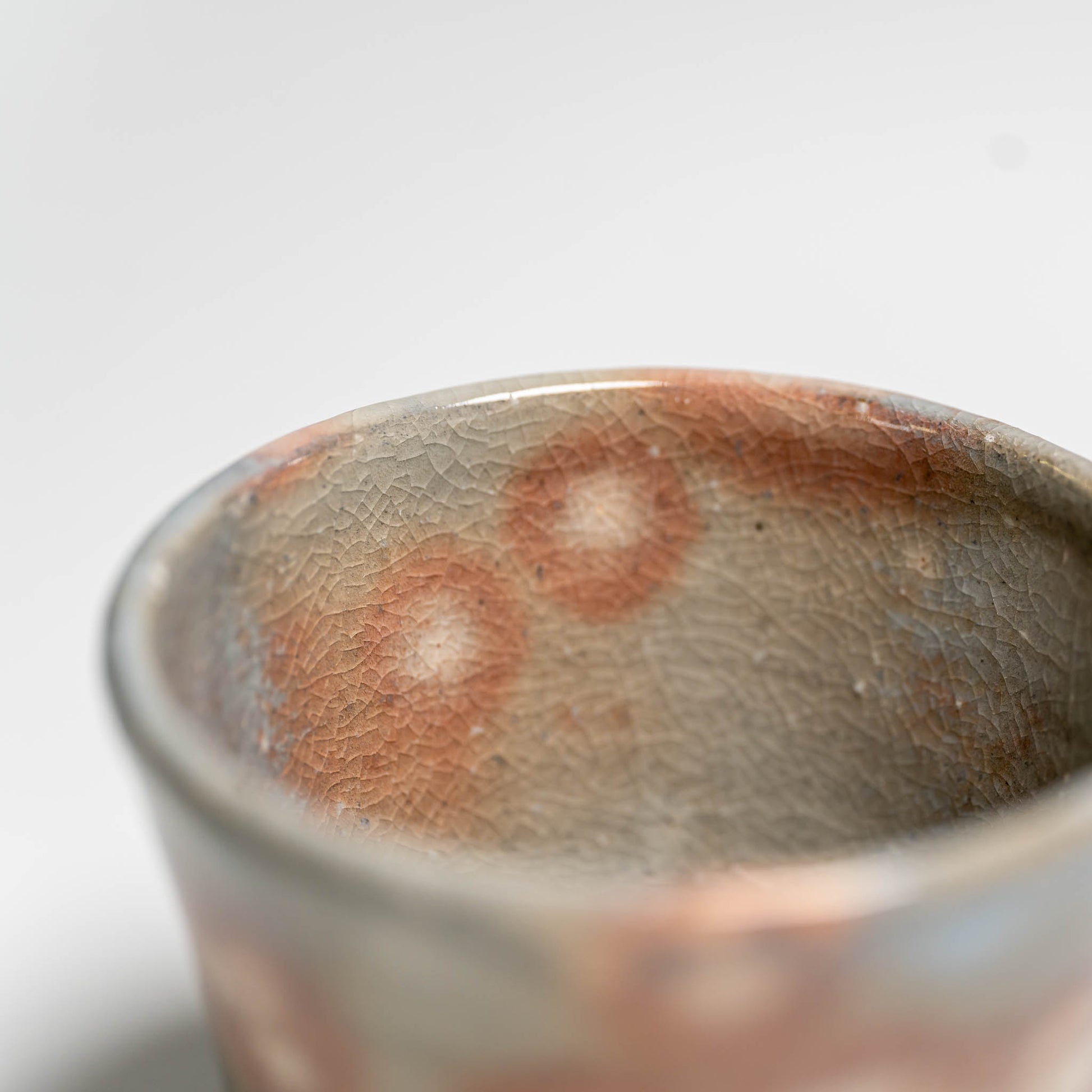 Japanese ceramic Hagi yaki cup