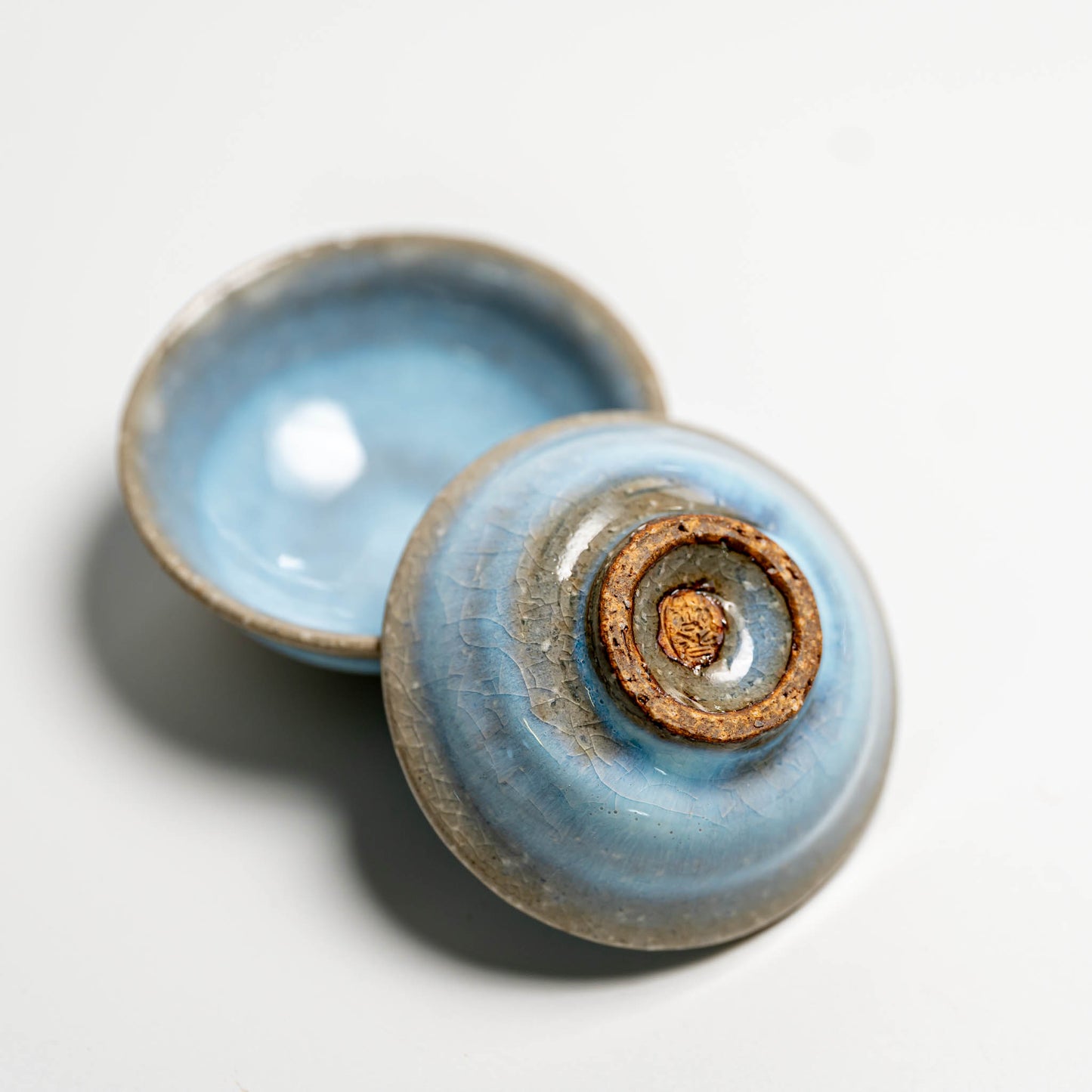 Japanese ceramic Hagi yaki sake cup