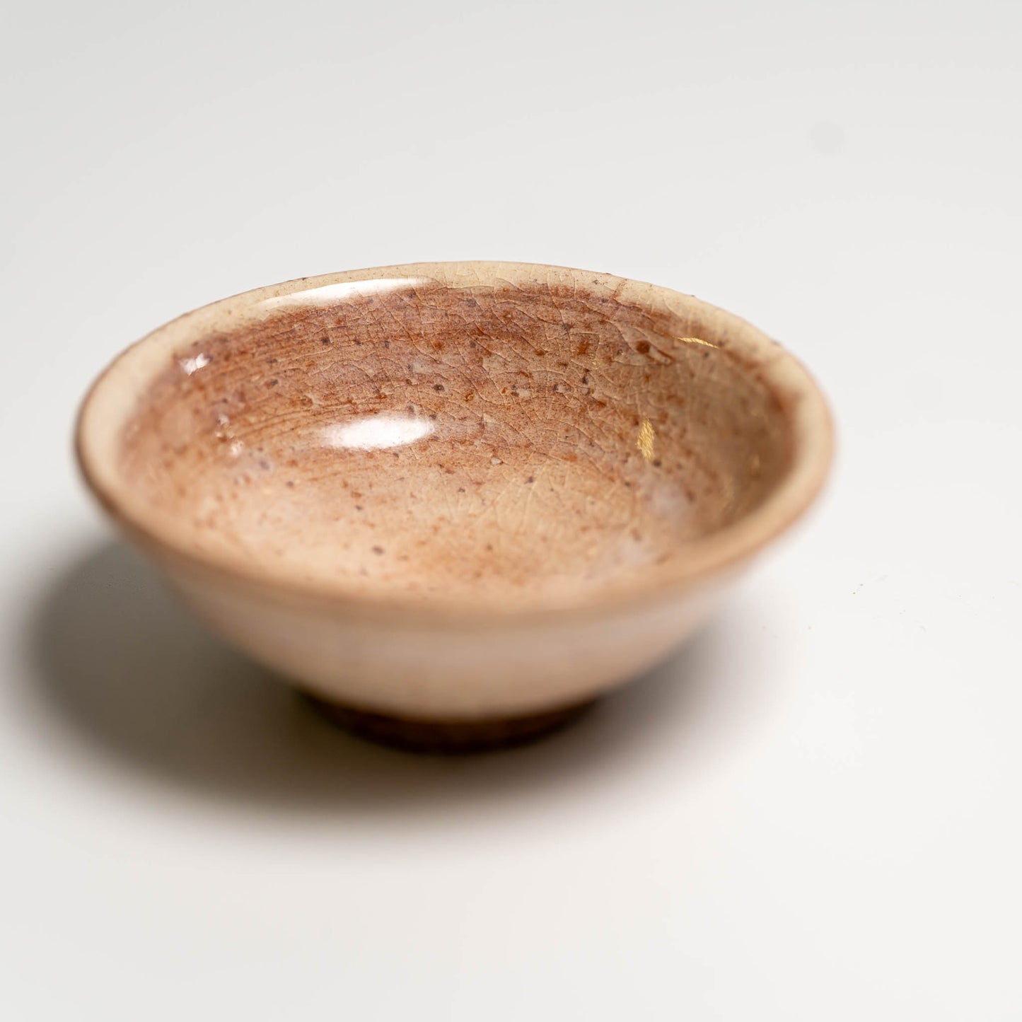 Japanese ceramic Hagi yaki sake cup