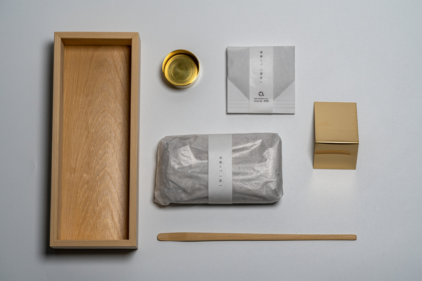 Aomori Hiba incense kit