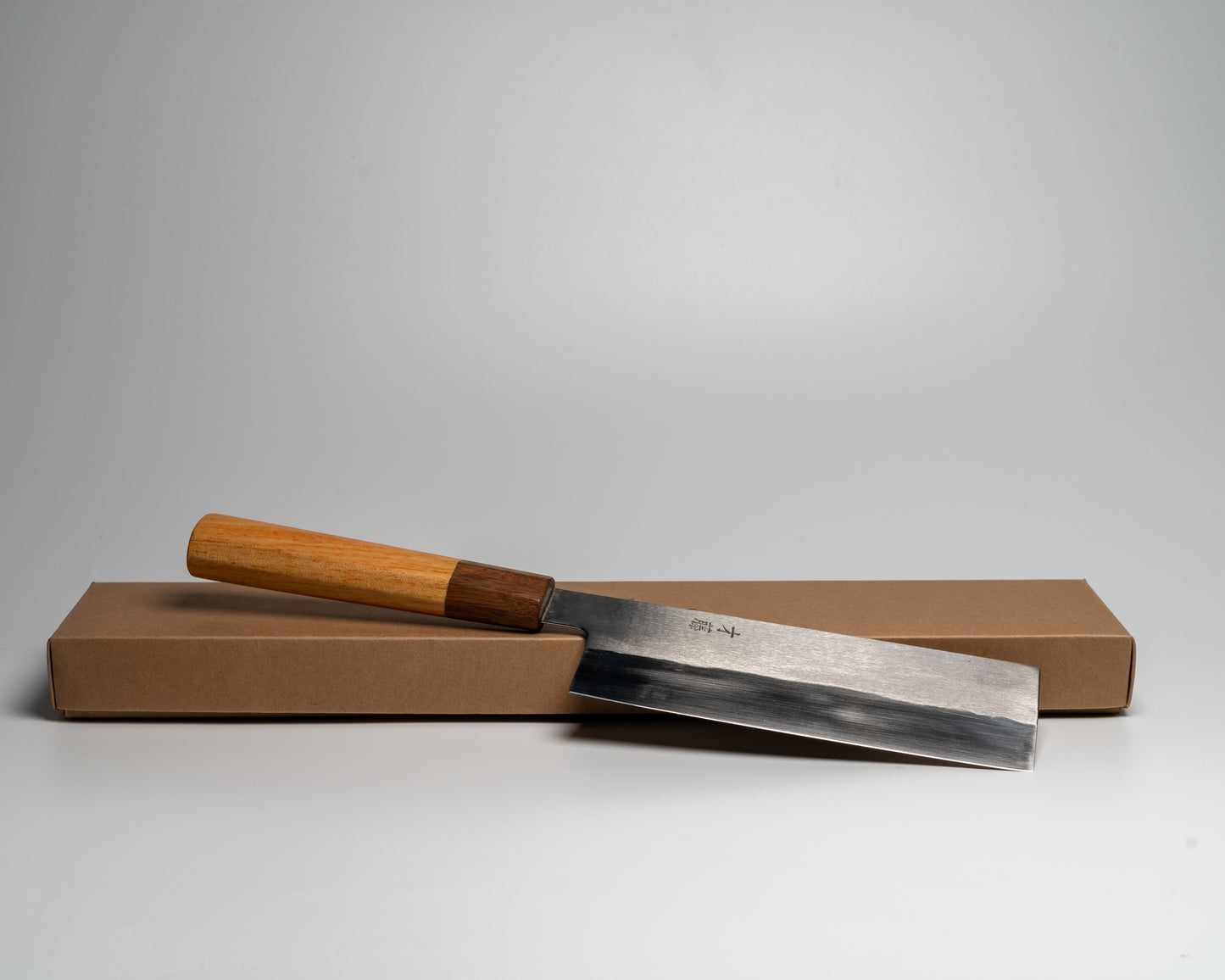 Japanese Nakiri knife on its box