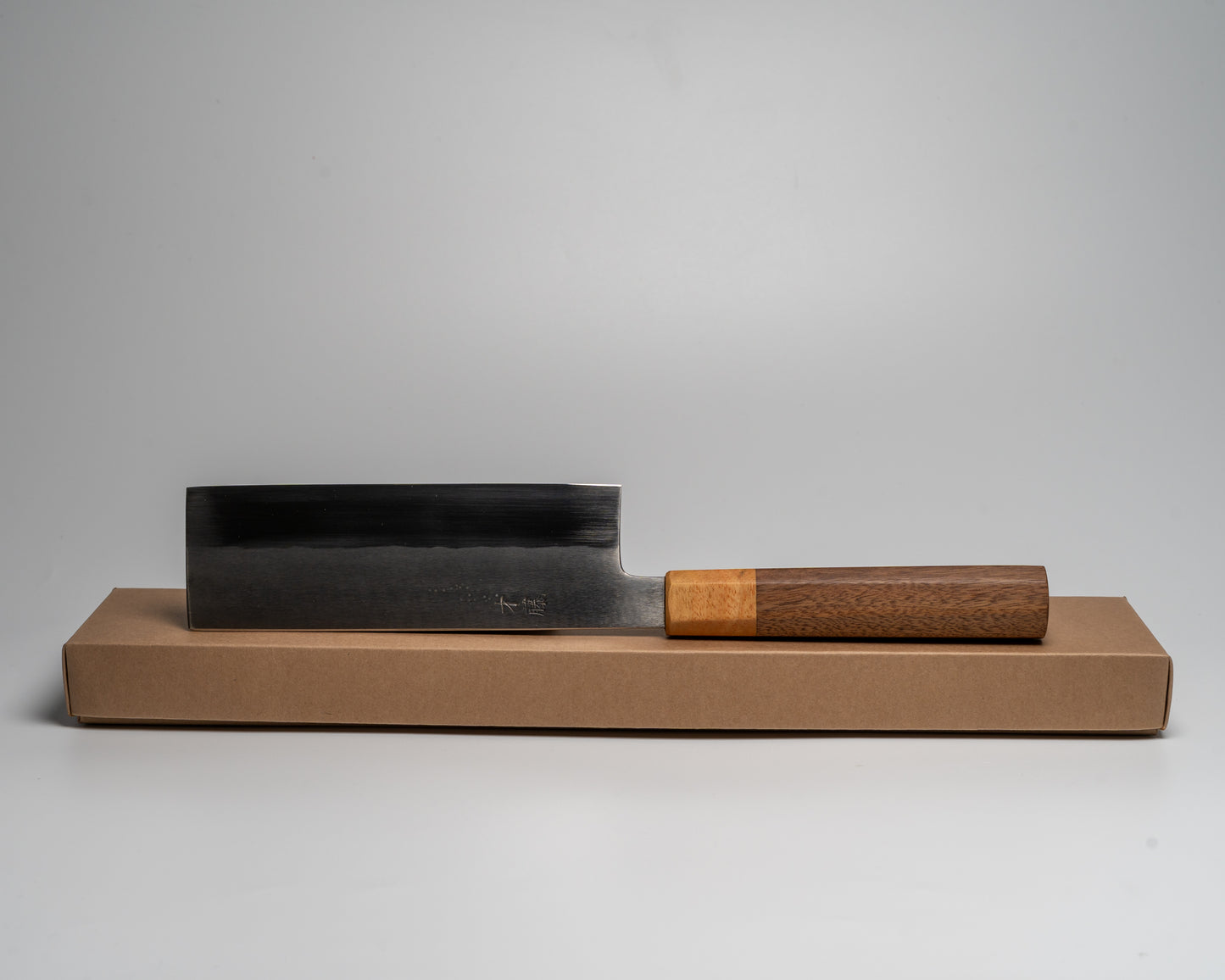 Japanese Nakiri knife on its box