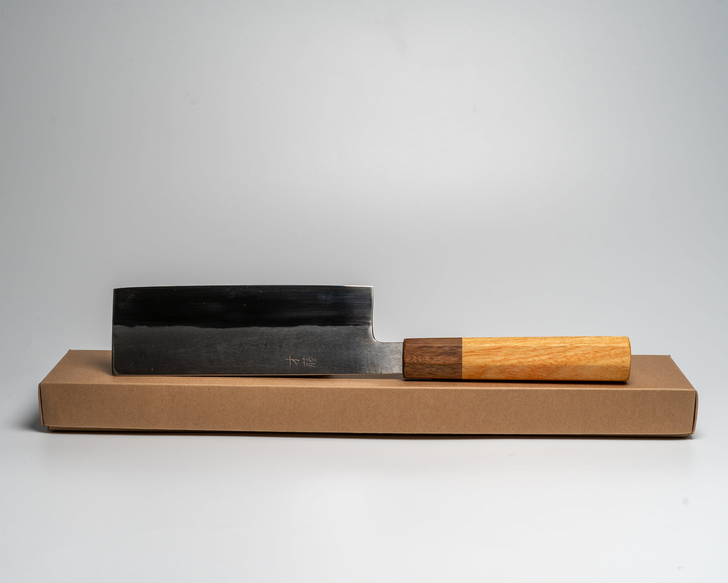 Japanese Nakiri knife on its box