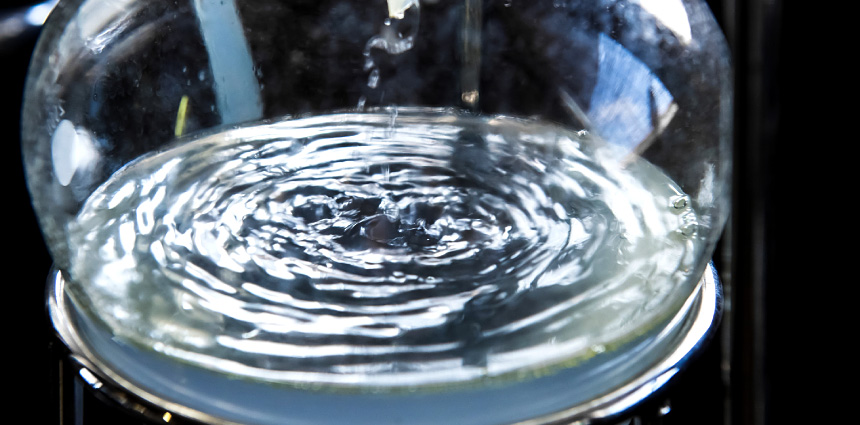 The distilling process