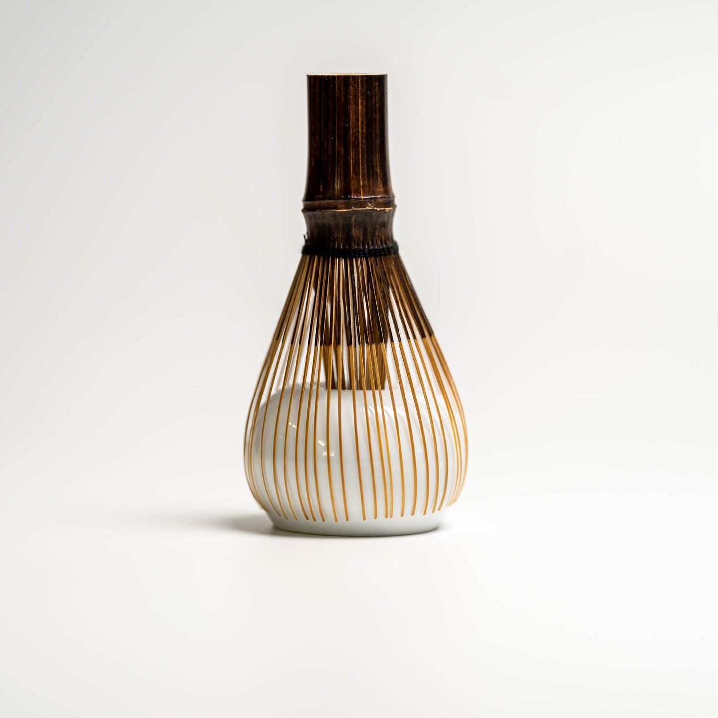 Bamboo matcha whisk and stand