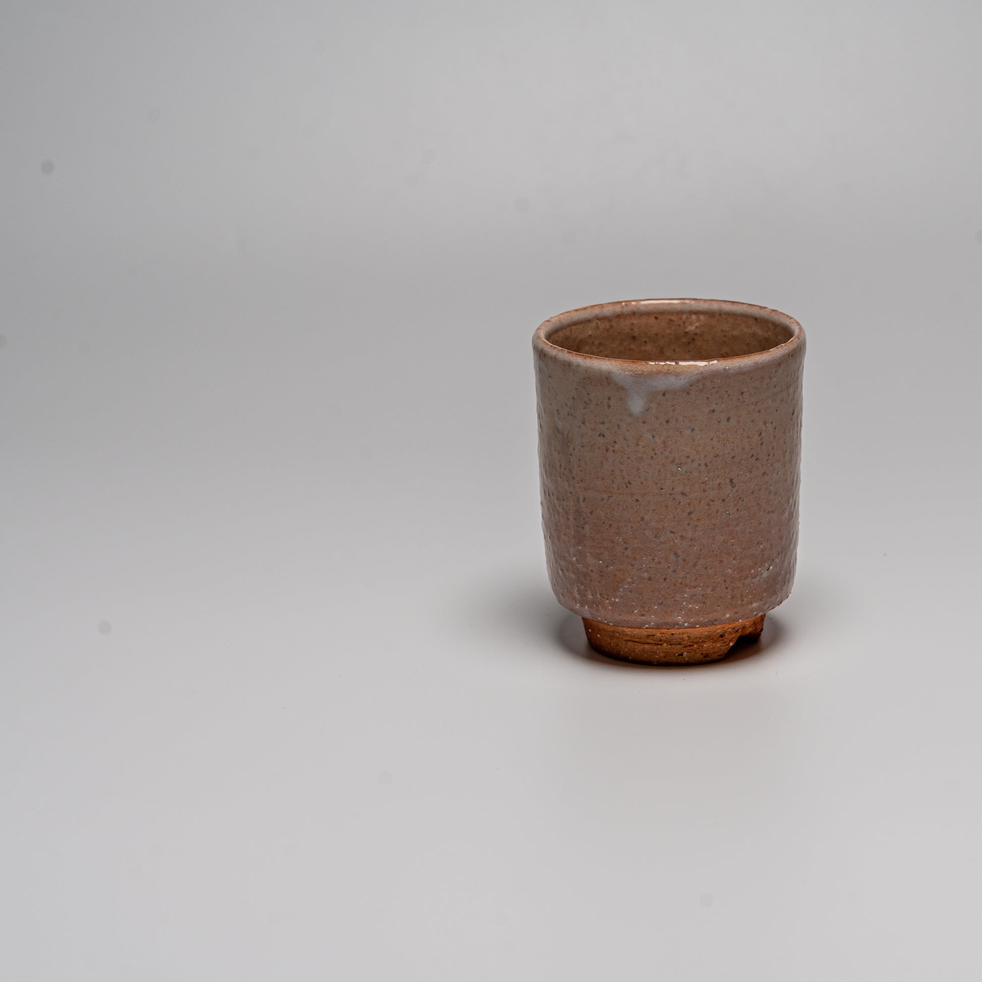 Hagi yaki cup on a white background