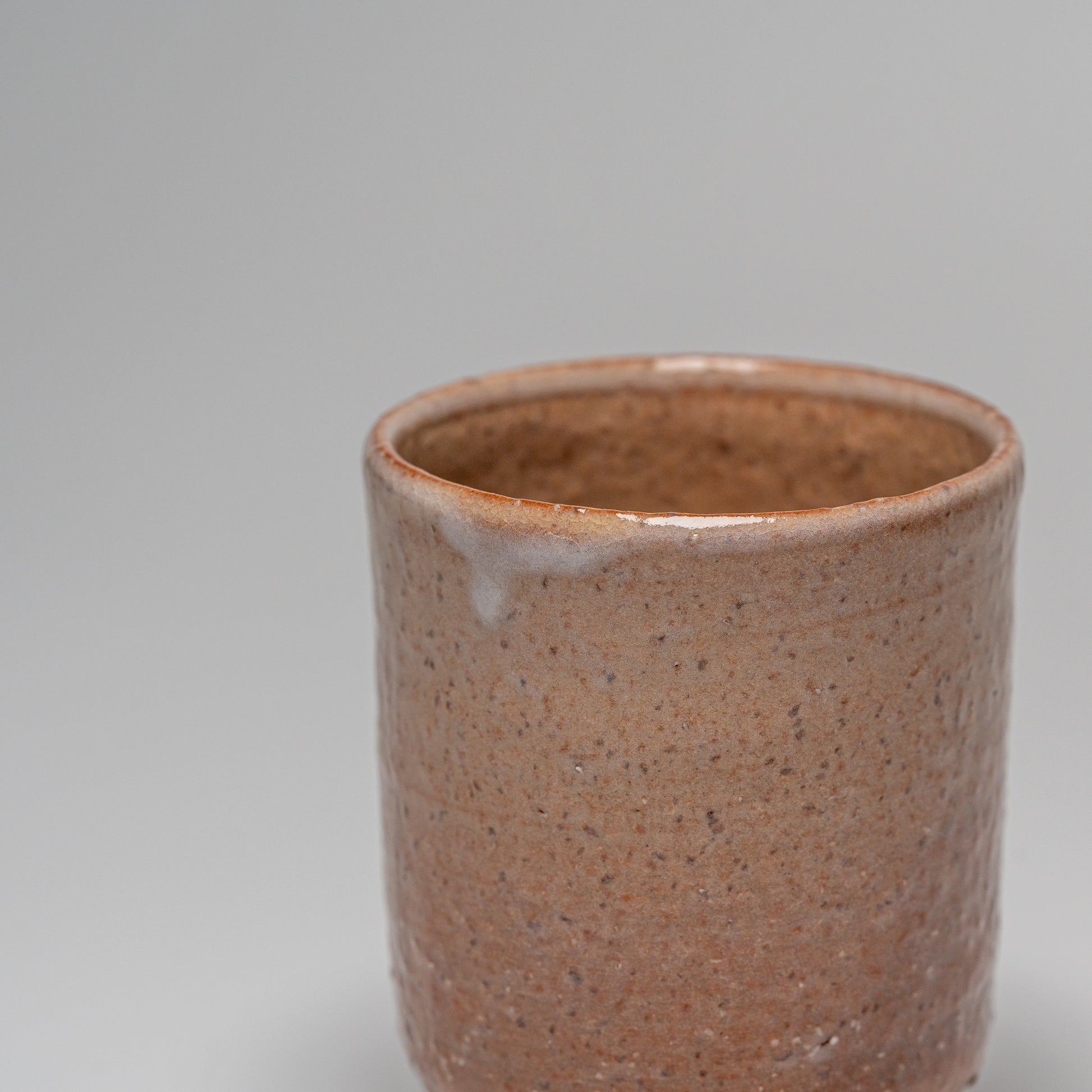 Hagi yaki cup on a white background