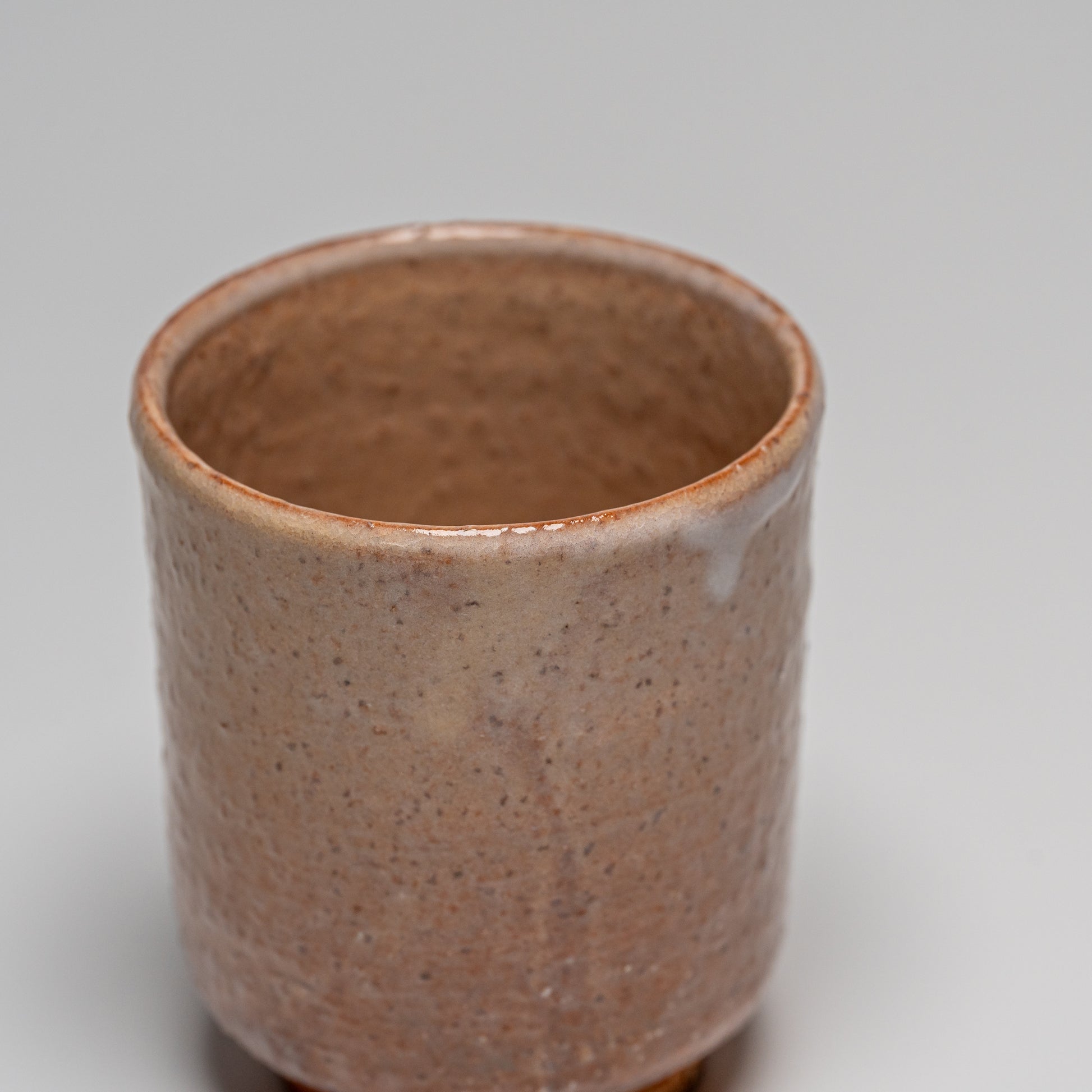 Hagi yaki cup on a white background