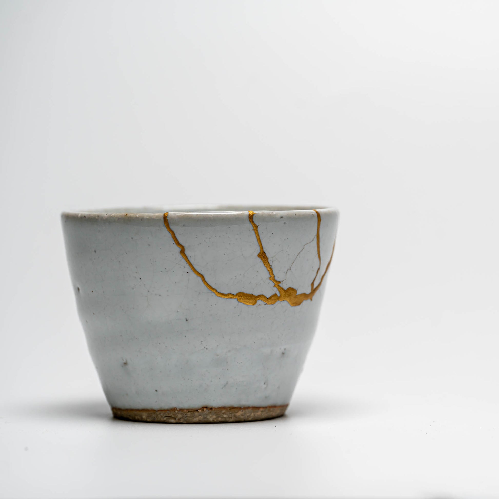 Kintsugi repaired Japanese ceramic cup