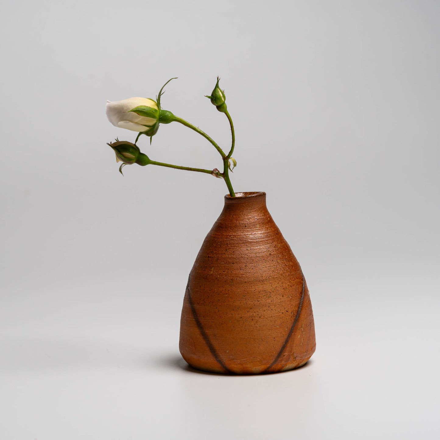 Yakishime Flower Vase