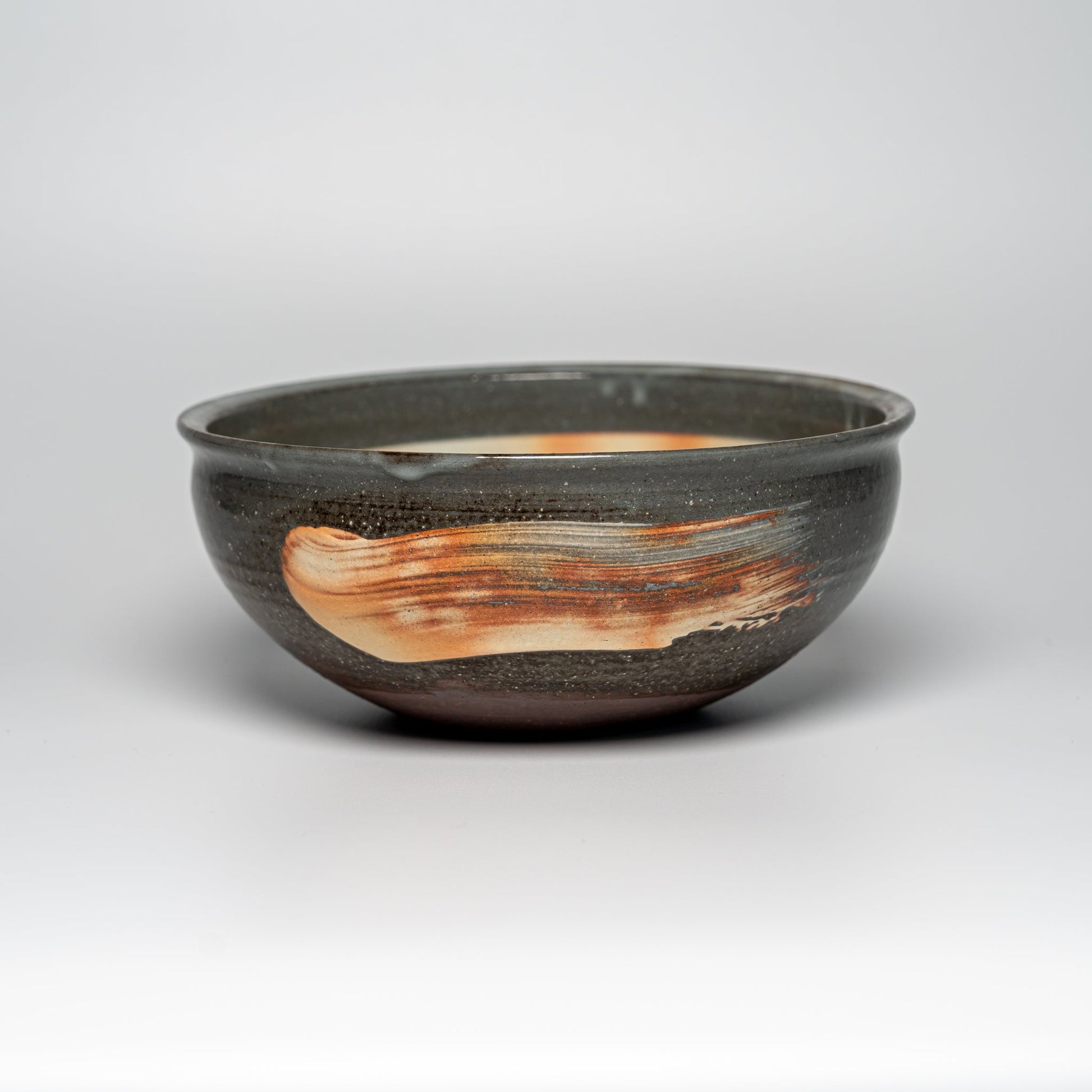 A Hagi yaki ramen bowl on a white background